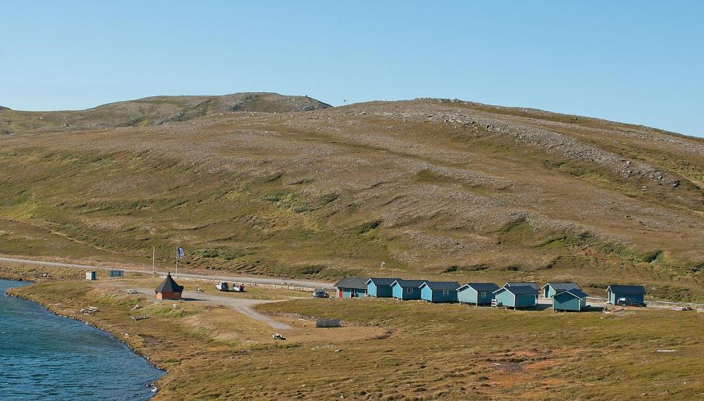 Hotel Hytte Camp Nordkapp - Blue Skarsvåg Exterior foto